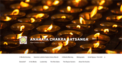Desktop Screenshot of anahatachakrasatsanga.org