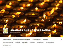 Tablet Screenshot of anahatachakrasatsanga.org